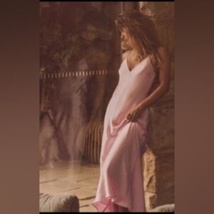 Zara Satin Midi Dress